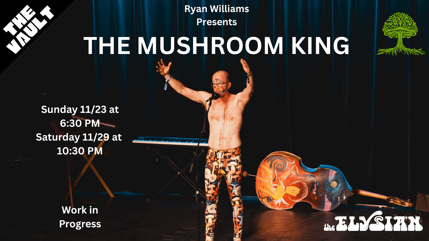 Mushroom King Comedy in L.A., FREE Podcast, and Comedy Livestream